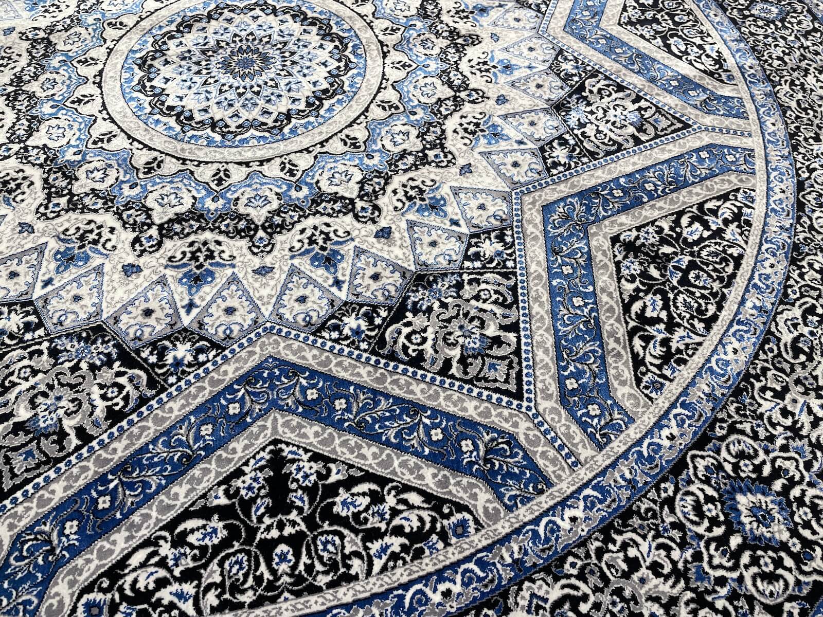 Quality Carpet Bambu Halı Yuvarlak 5157B