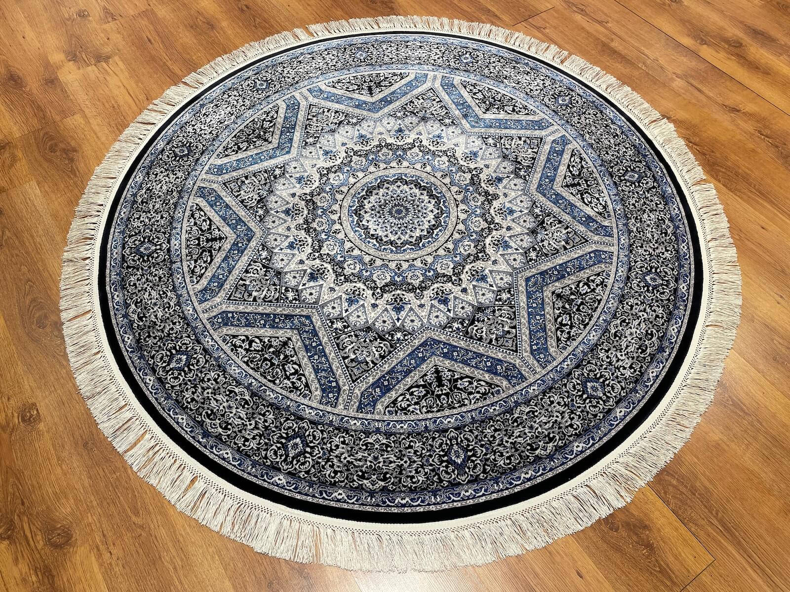 Quality Carpet Bambu Halı Yuvarlak 5157B