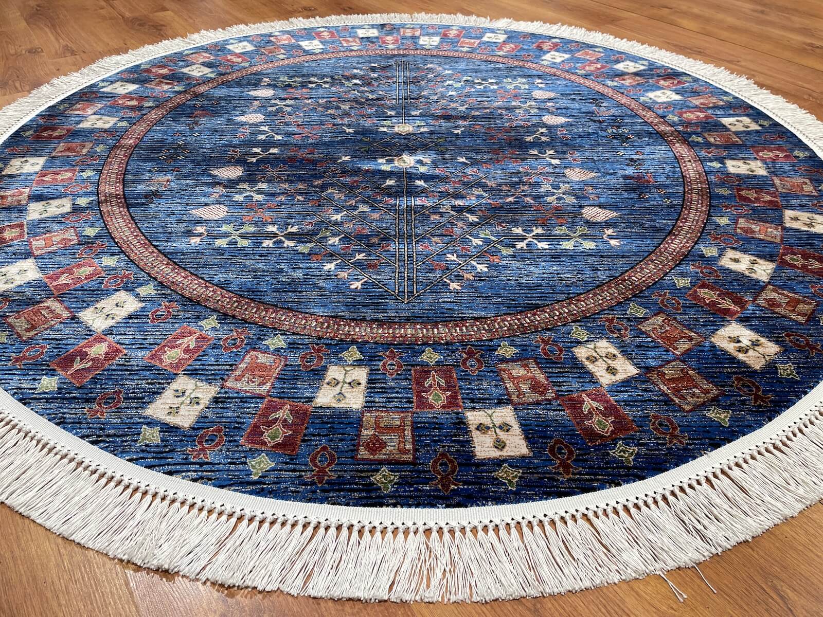 Quality Carpet Bambu Halı Yuvarlak 5170A