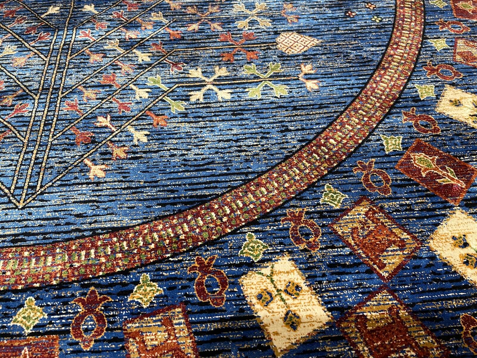 Quality Carpet Bambu Halı Yuvarlak 5170A