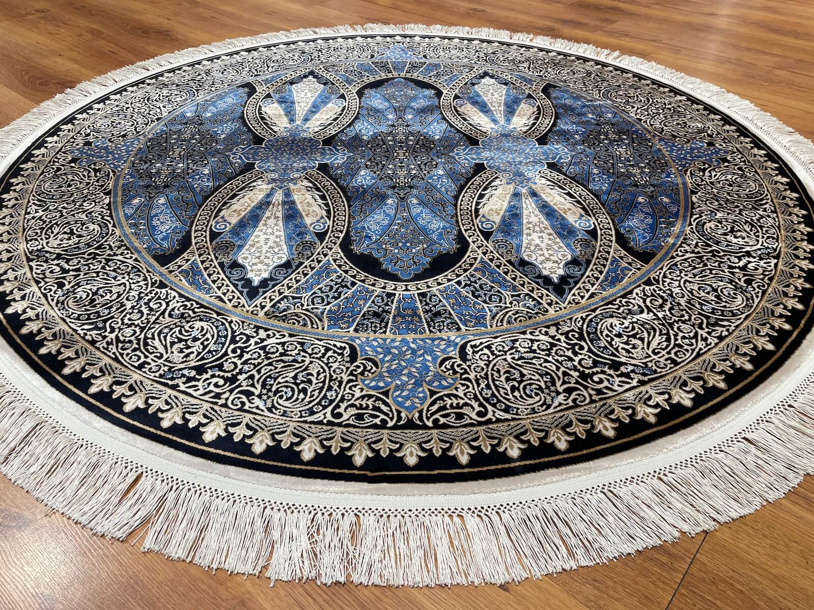 Quality Carpet Bambu Halı Yuvarlak 5186A