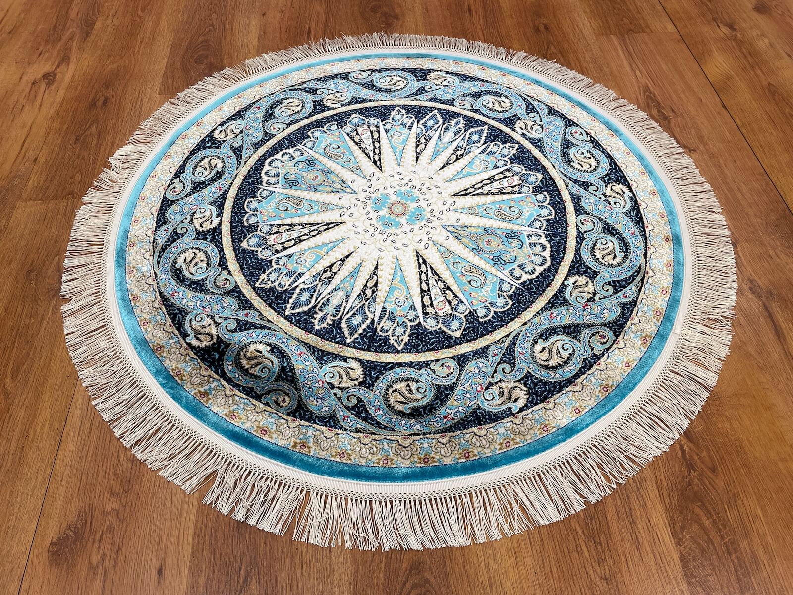 Quality Carpet Bambu Halı Yuvarlak 52820A