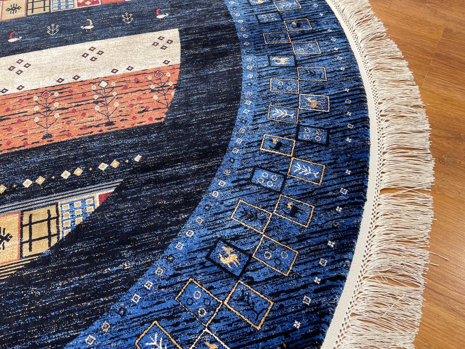 Quality Carpet Bambu Halı Yuvarlak 6475B