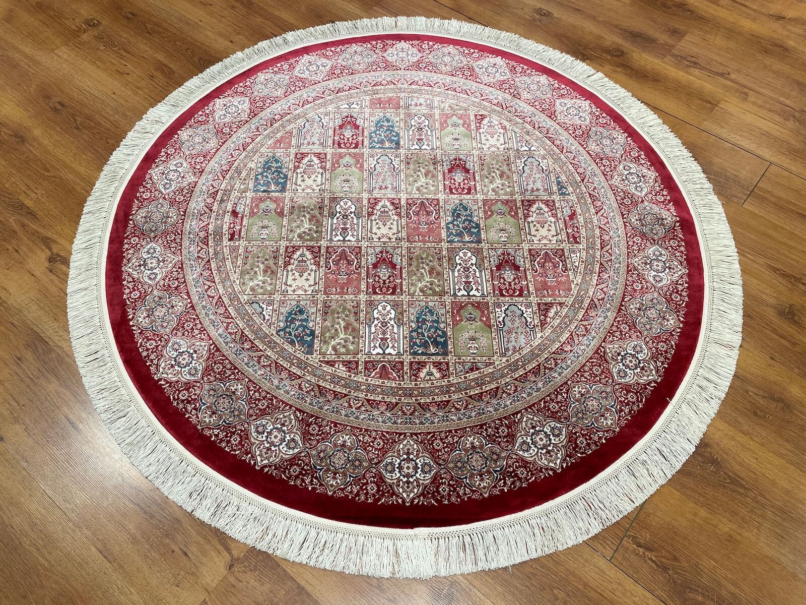 Quality Carpet Bambu Halı Yuvarlak 8182A