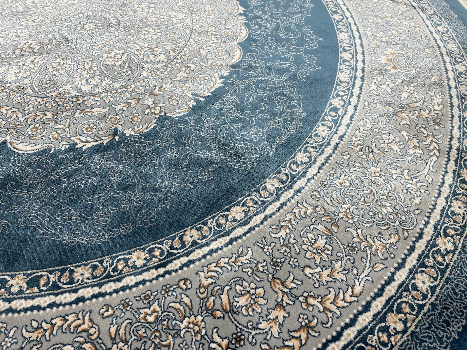 Quality Carpet Bambu Halı Yuvarlak 8273A