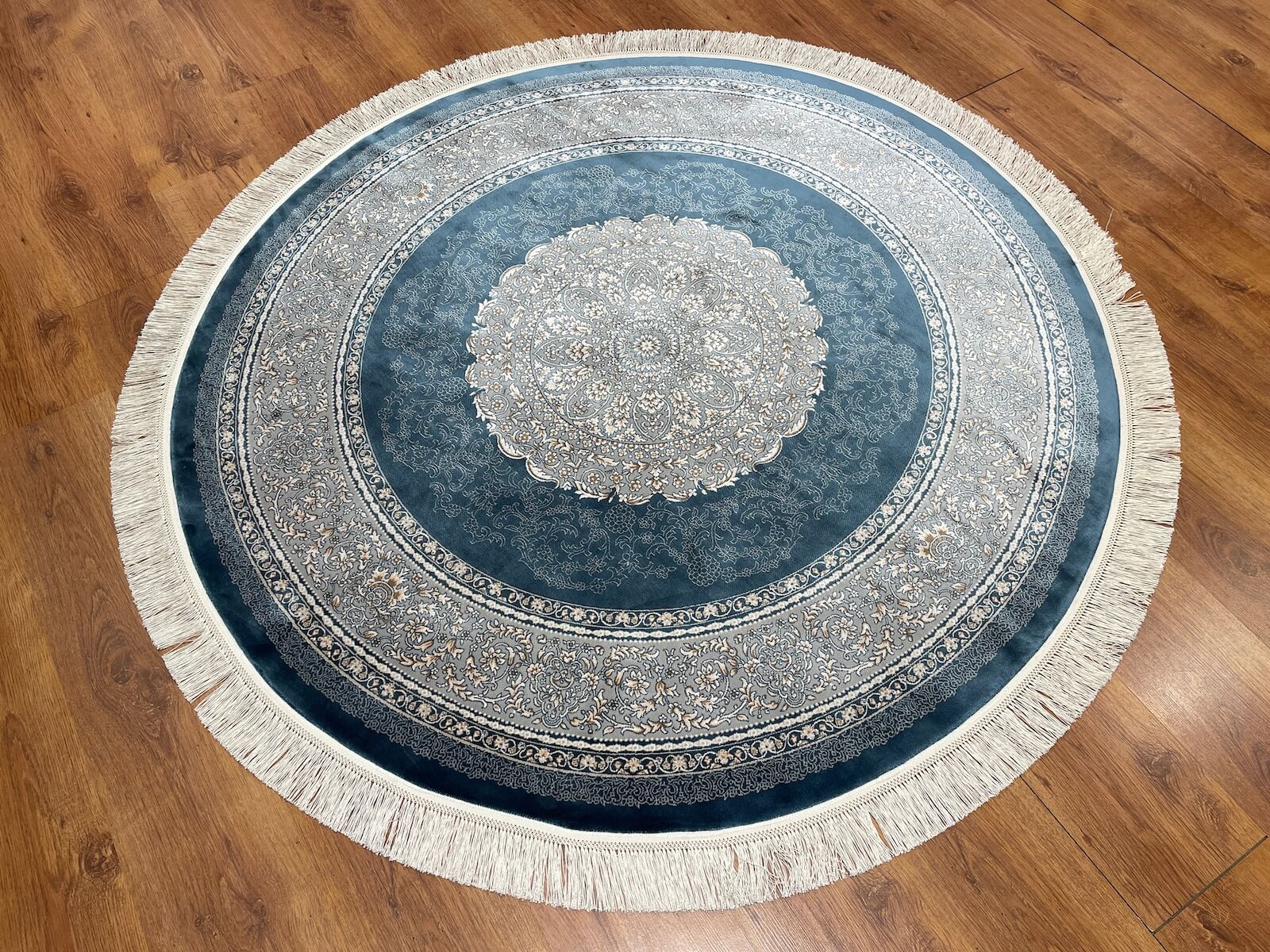 Quality Carpet Bambu Halı Yuvarlak 8273A