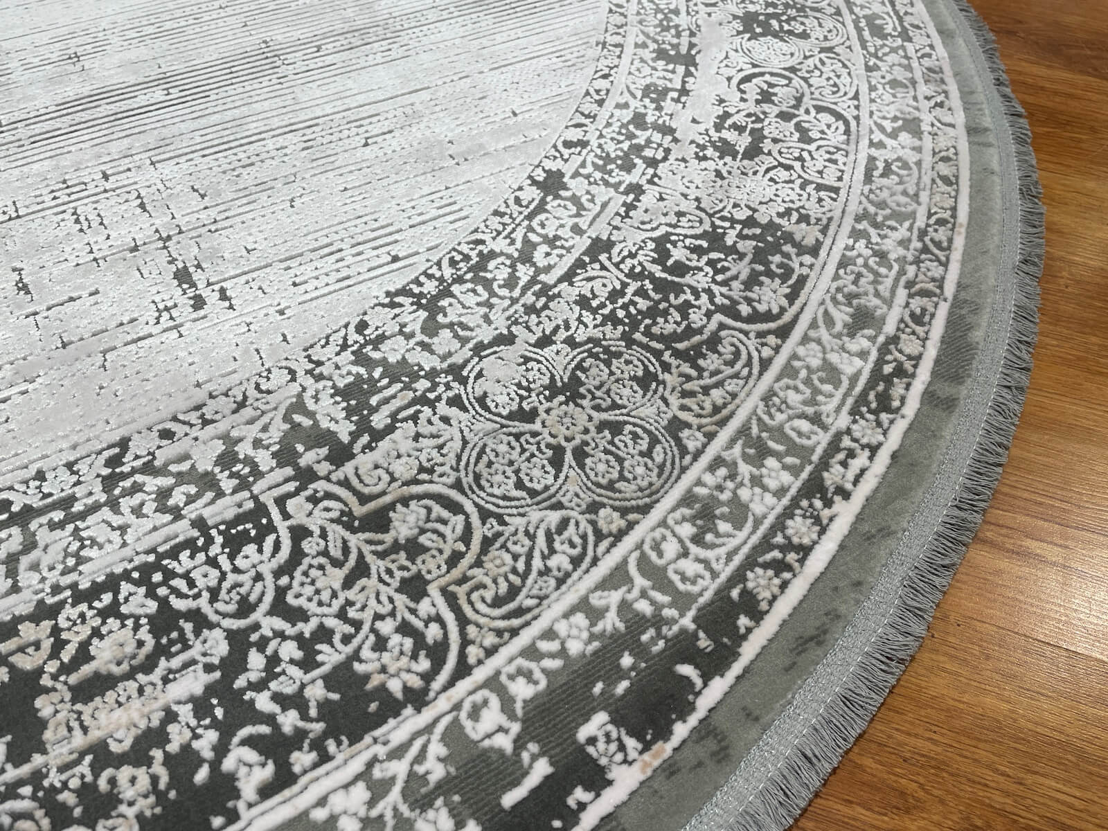 Quality Carpet Bambu Halı Yuvarlak 0868B