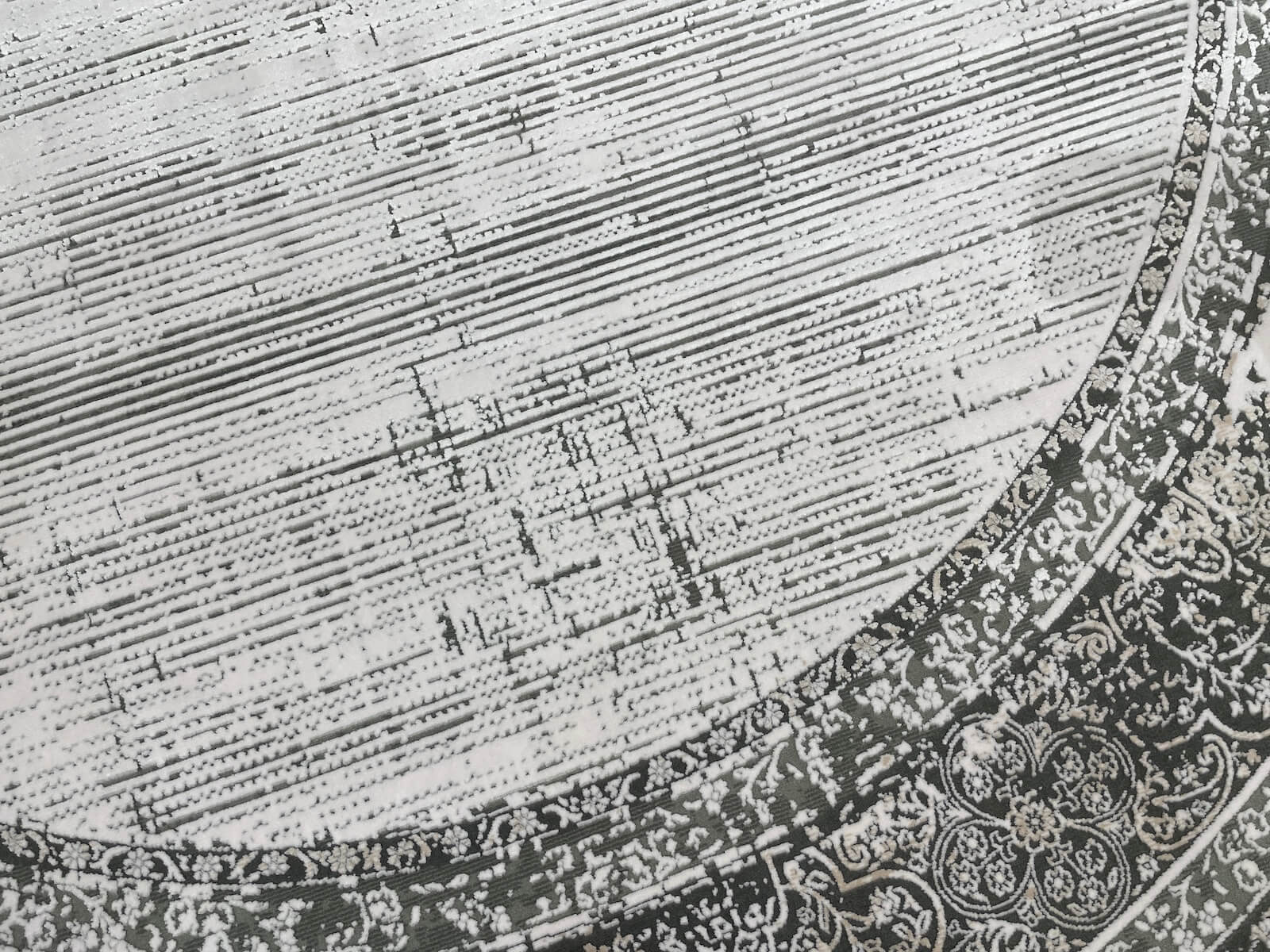 Quality Carpet Bambu Halı Yuvarlak 0868B