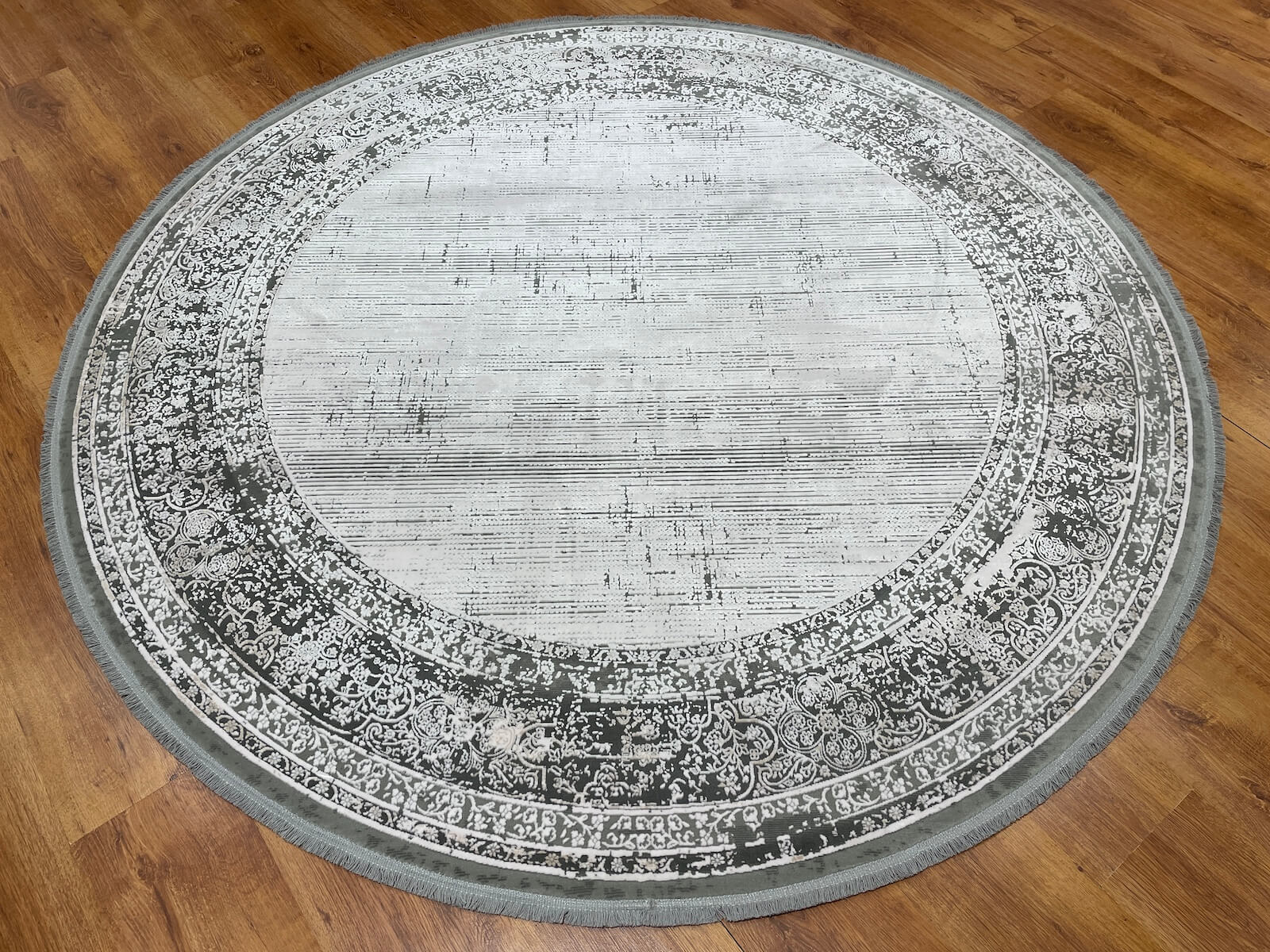 Quality Carpet Bambu Halı Yuvarlak 0868B