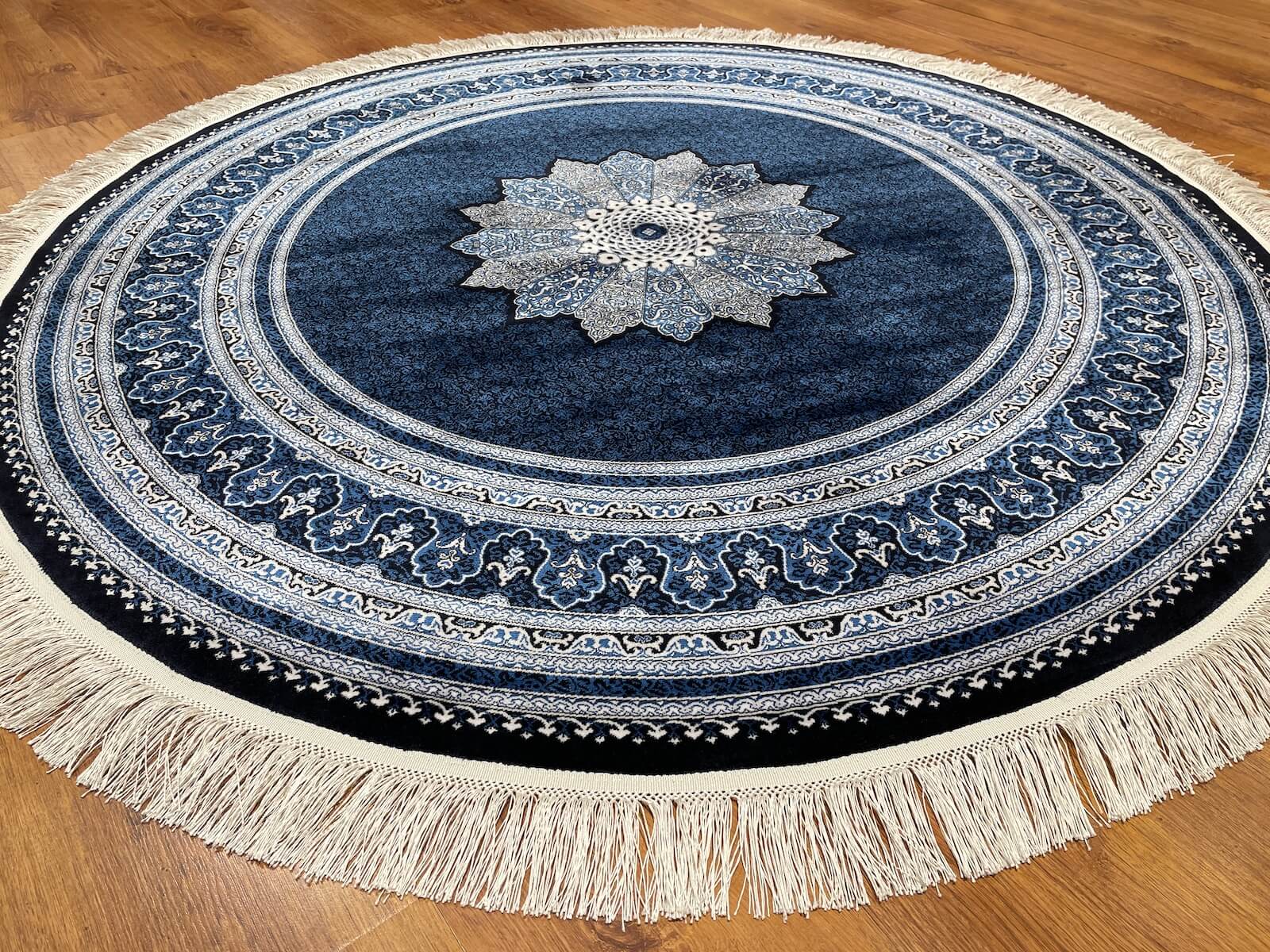 Quality Carpet Bambu Halı Yuvarlak 9179C