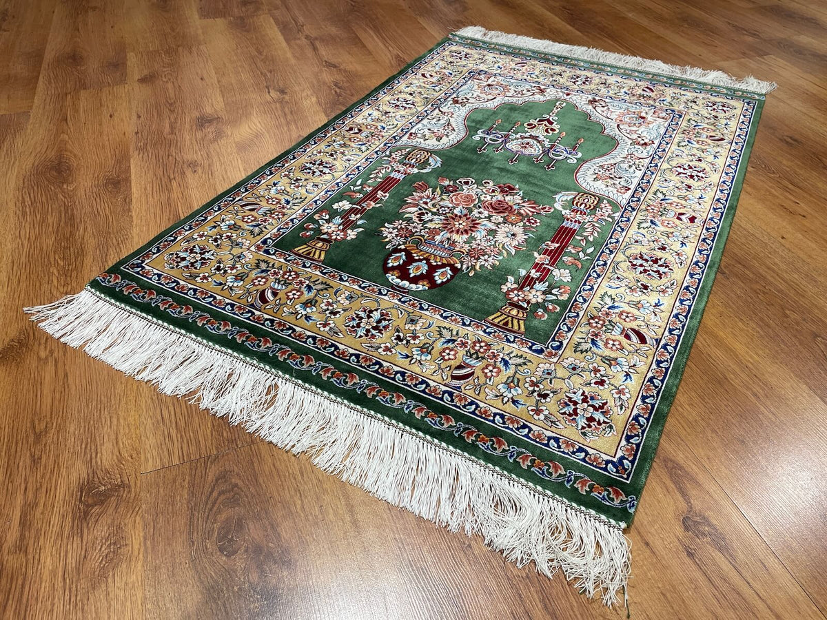 Kum Bambu Halı Seccade