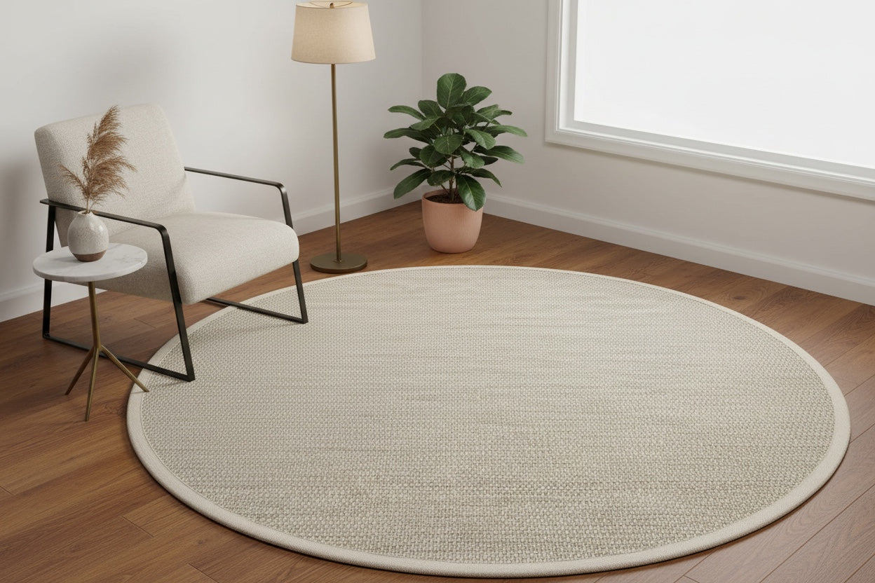 Sisal Halı Yuvarlak Bej 650