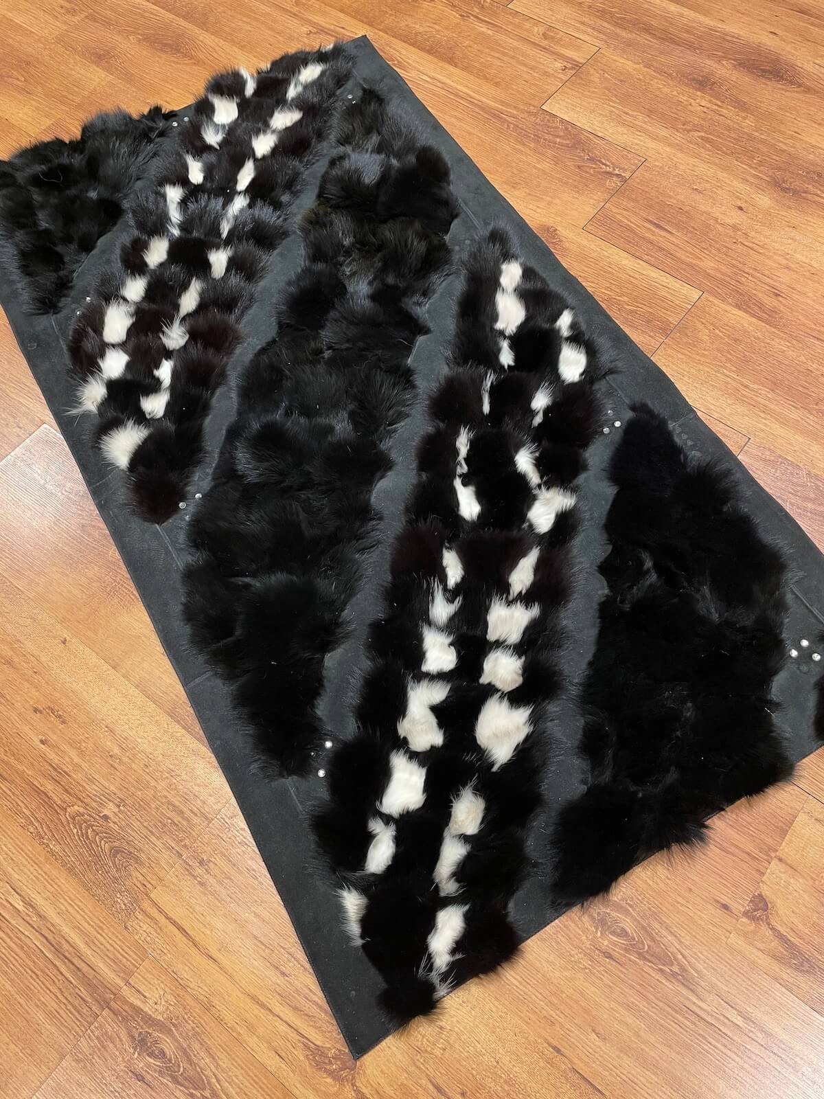 Rakun Orijinal Deri Halı