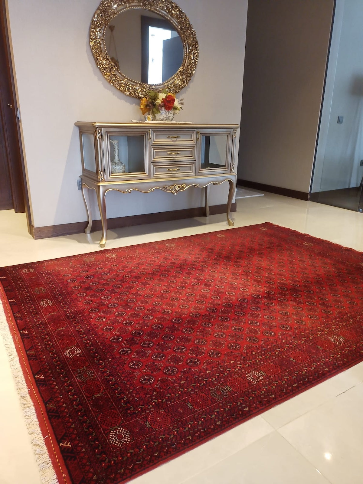 Afgan Bilicik El Dokuma Halı