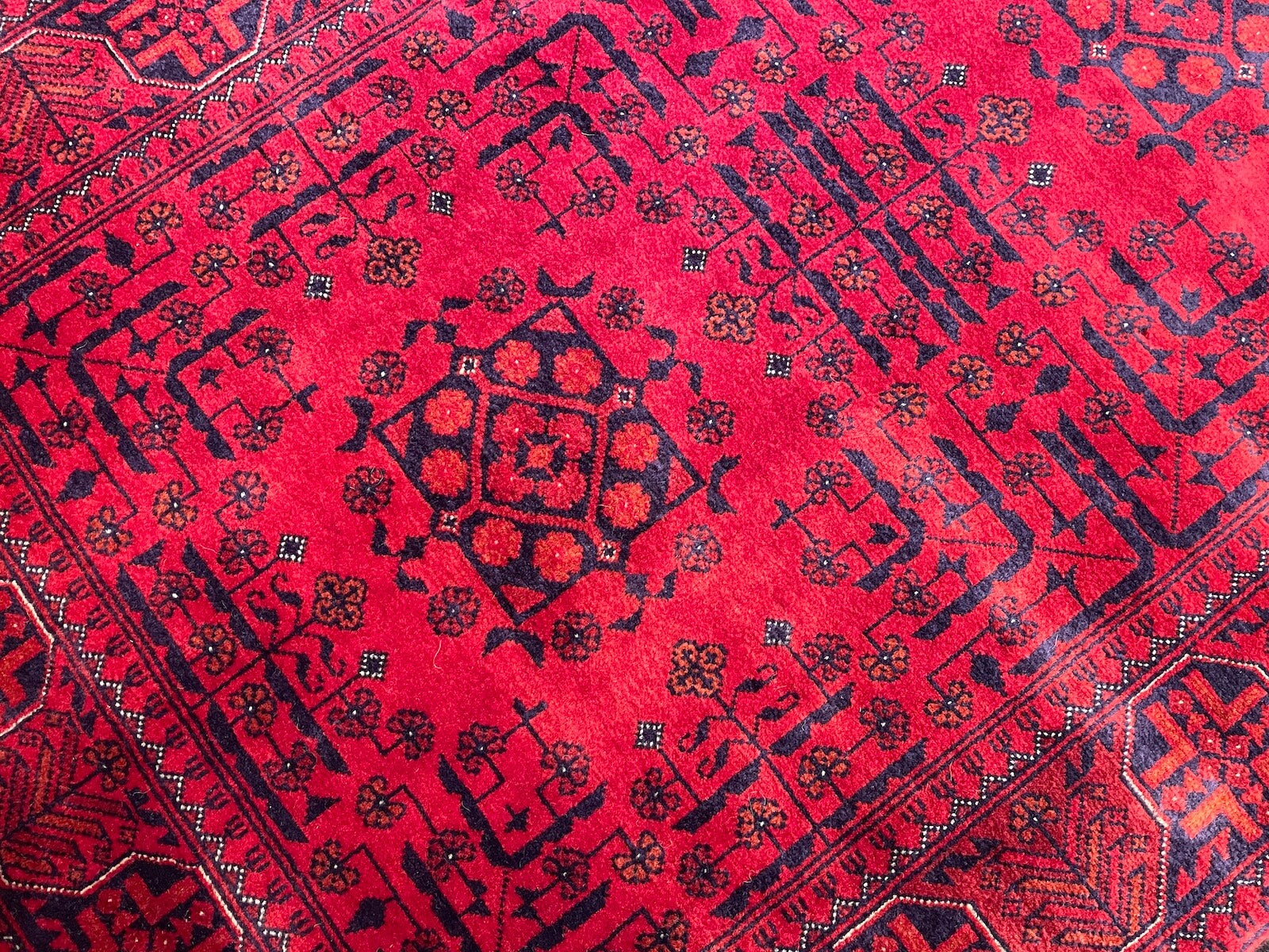 Afgan Bilicik El Dokuma Halı Yolluk