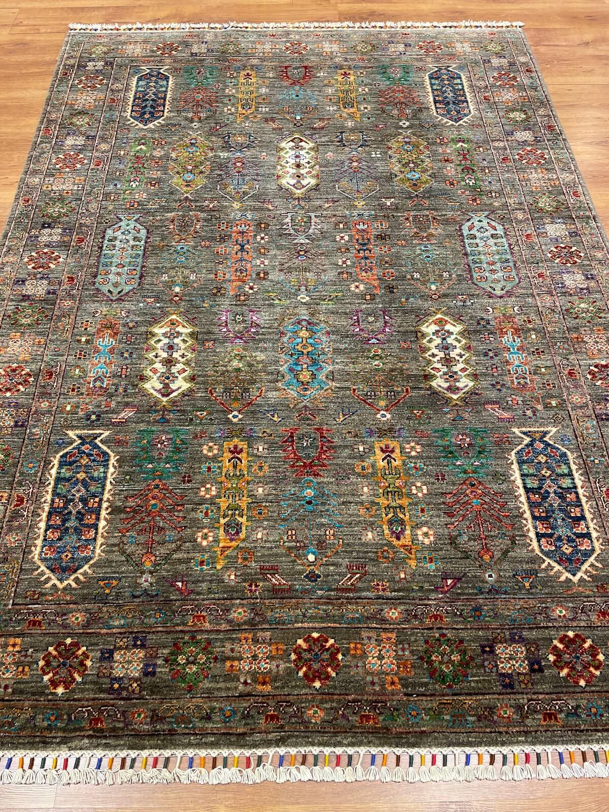 Afgan Binbirgece El Dokuma Halı