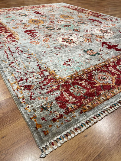 Afgan Binbirgece El Dokuma Halı