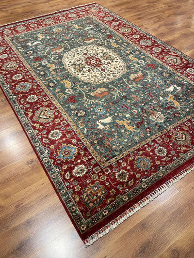 Afgan Binbirgece El Dokuma Halı