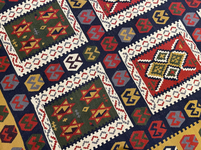 Antik Süper İnce El Dokuma Kilim