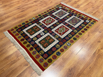 Antik Süper İnce El Dokuma Kilim