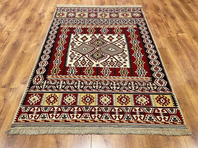 Antik Süper İnce El Dokuma Kilim