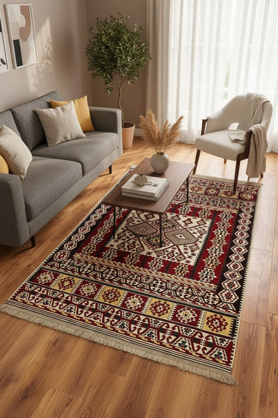 Antik Süper İnce El Dokuma Kilim