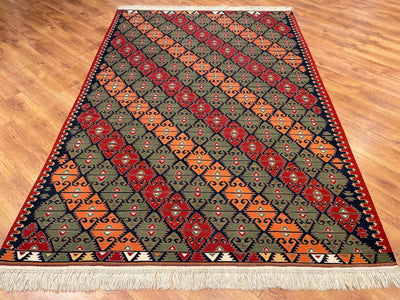 Antik Süper İnce El Dokuma Kilim