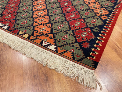 Antik Süper İnce El Dokuma Kilim