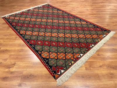 Antik Süper İnce El Dokuma Kilim