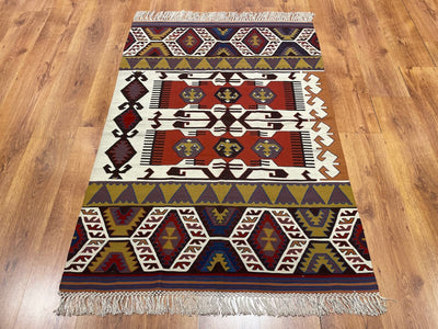 Antik Süper İnce El Dokuma Kilim