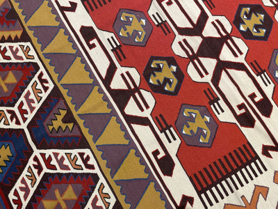 Antik Süper İnce El Dokuma Kilim