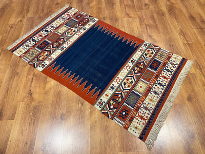 Antik Süper İnce El Dokuma Kilim