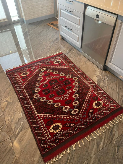 Kız Bergama El Dokuma Halı