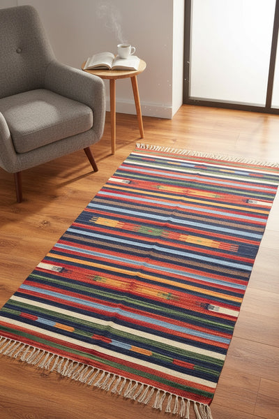 Pamuklu El Dokuma Kilim