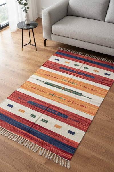 Pamuklu El Dokuma Kilim