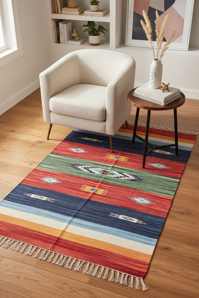 Pamuklu El Dokuma Kilim