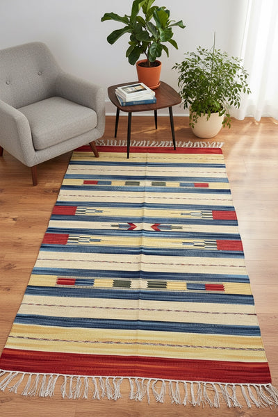 Pamuklu El Dokuma Kilim