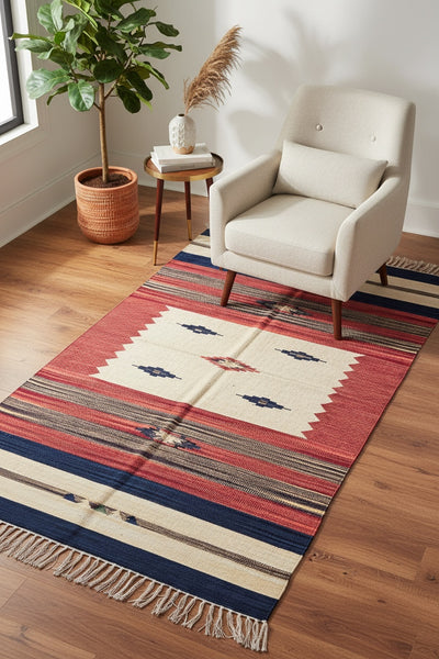 Pamuklu El Dokuma Kilim
