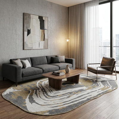 Dekoratif Asimetrik Moretti Kilim 4002F