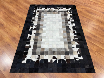 Patchwork Orijinal Deri Halı