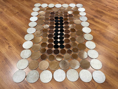 Puantiyeli Orijinal Deri Halı