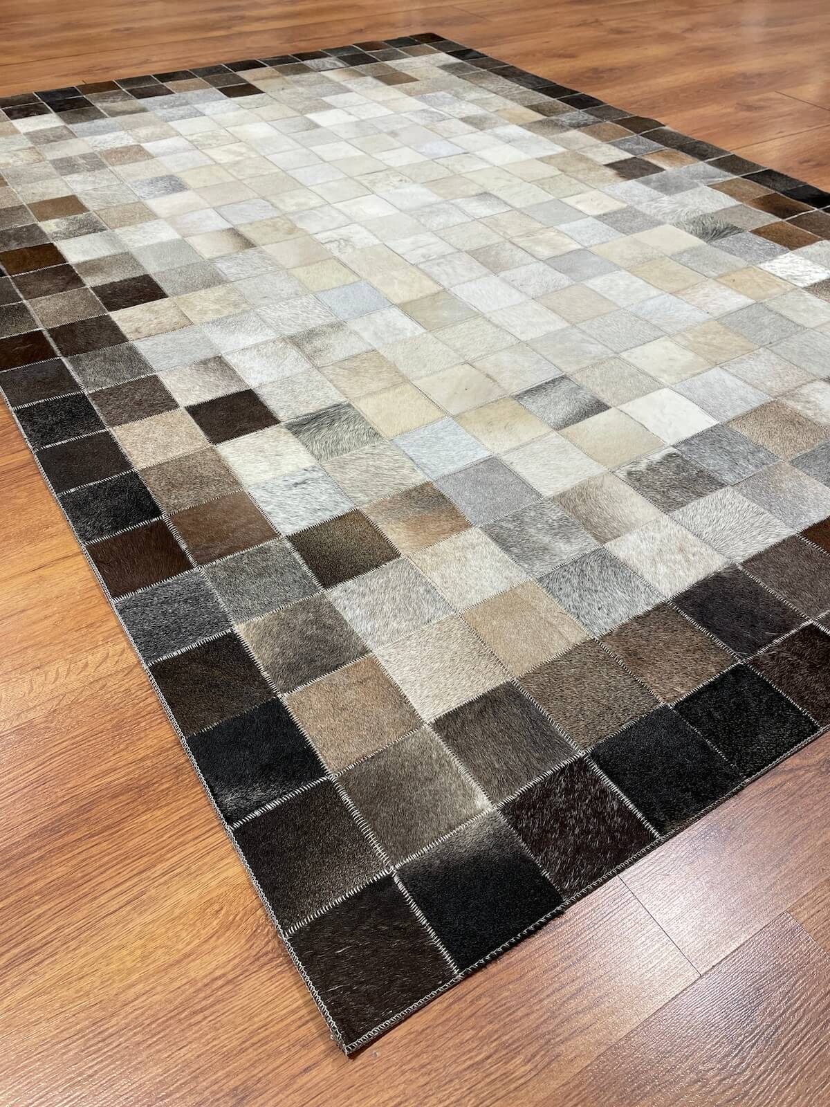 Patchwork Orijinal Deri Halı