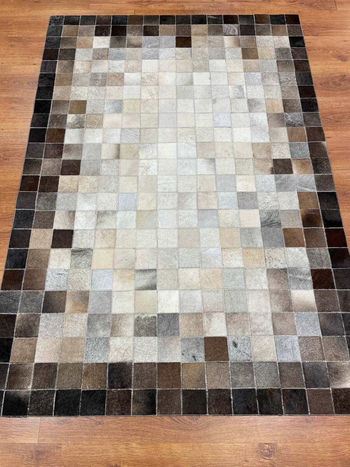 Patchwork Orijinal Deri Halı