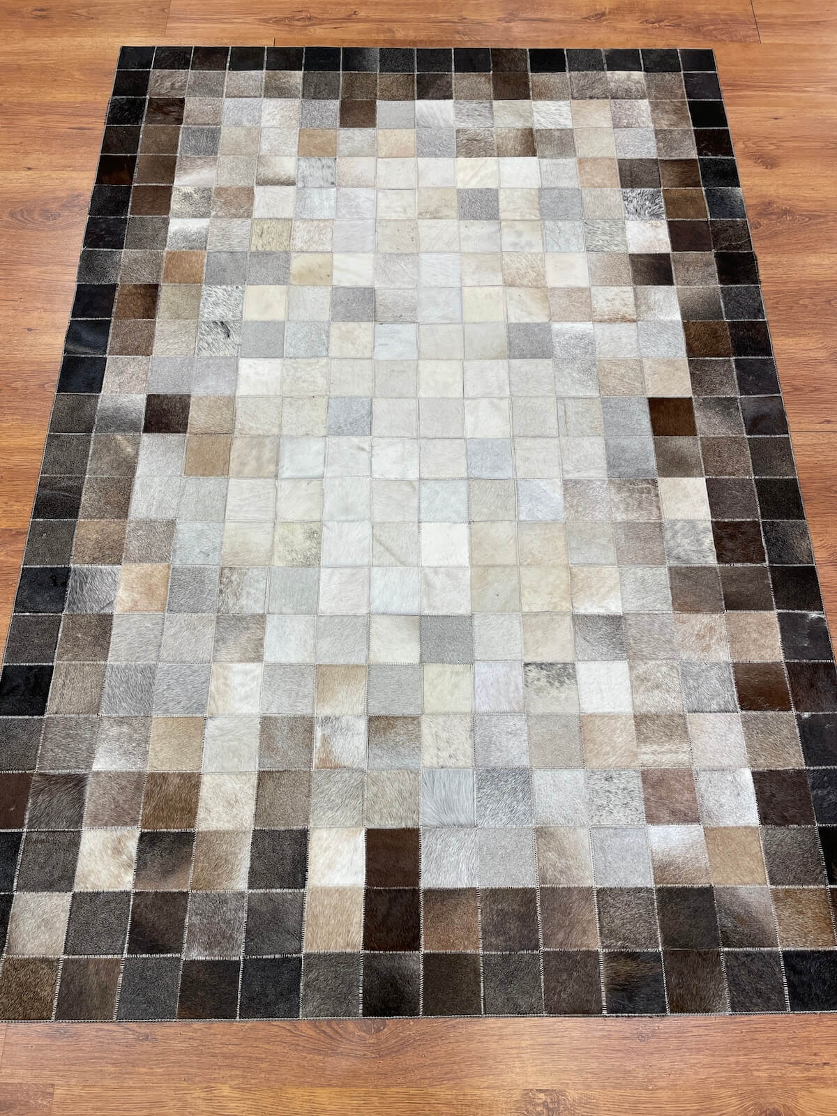 Patchwork Orijinal Deri Halı