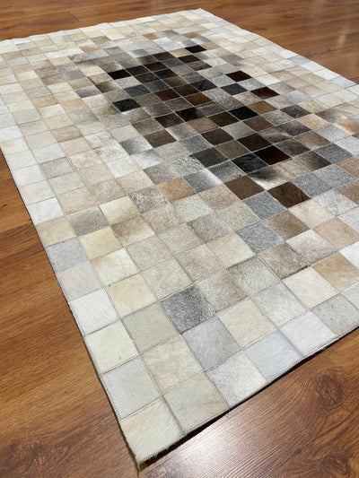 Patchwork Orijinal Deri Halı