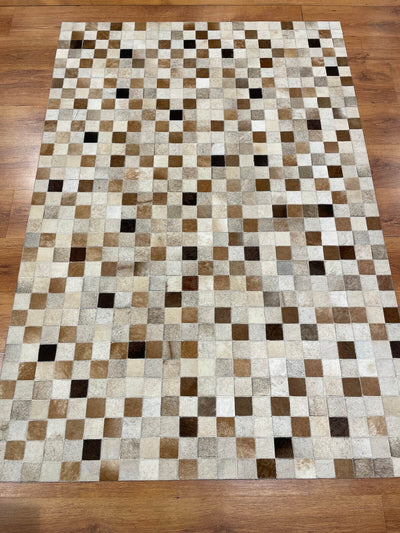 Patchwork Orijinal Deri Halı