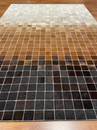 Patchwork Orijinal Deri Halı