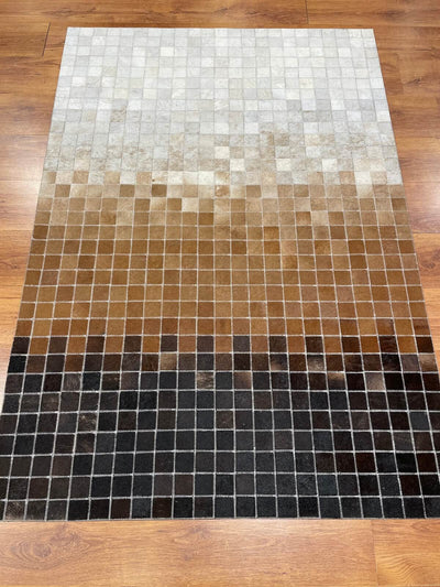 Patchwork Orijinal Deri Halı