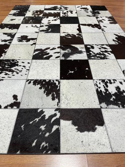 Patchwork Orijinal Deri Halı