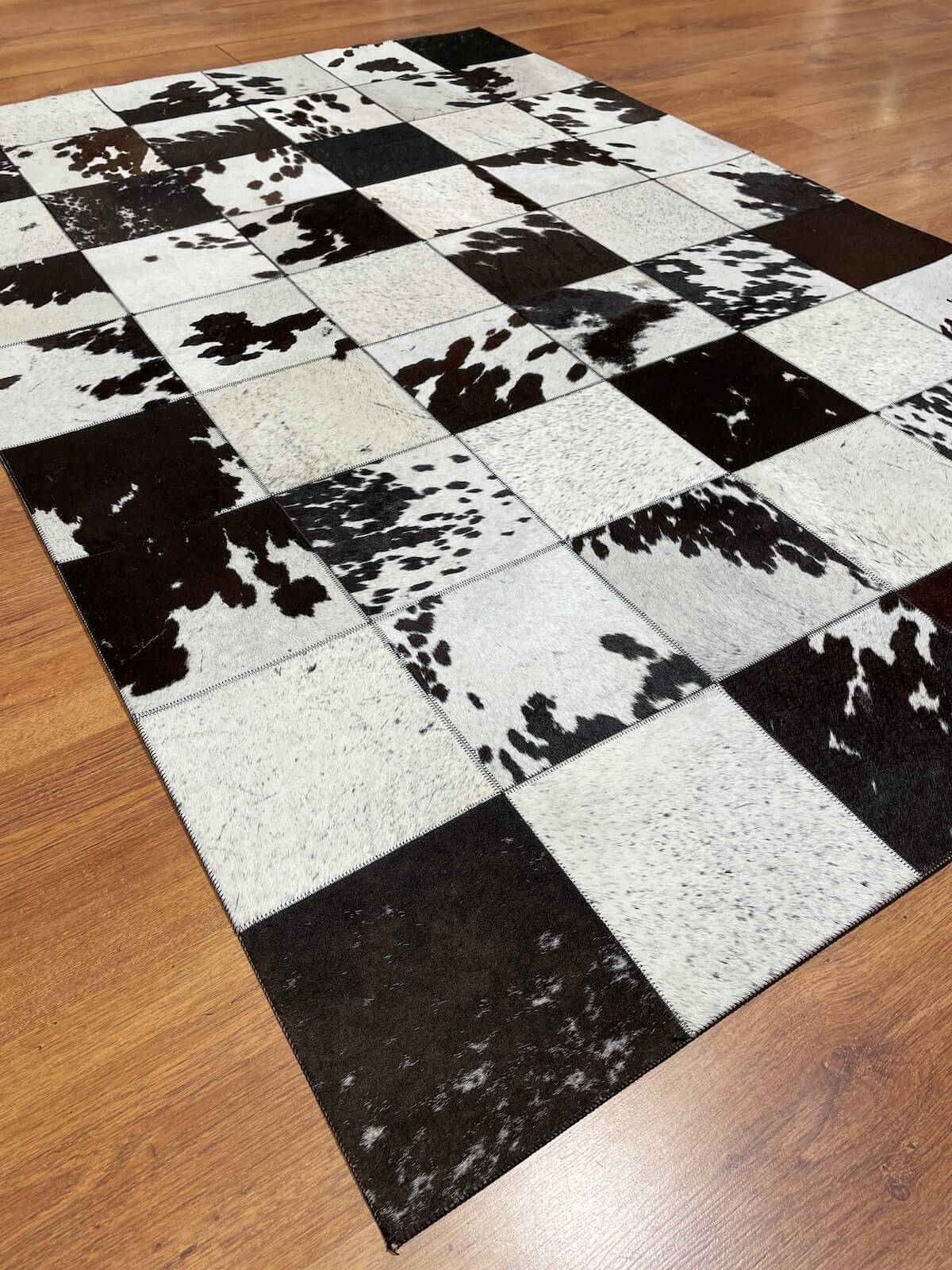 Patchwork Orijinal Deri Halı